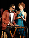 Ray Charles Impersonator Percy Travis III and Lori Stegner