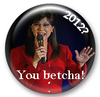 Sarah Palin impersonator campaign button